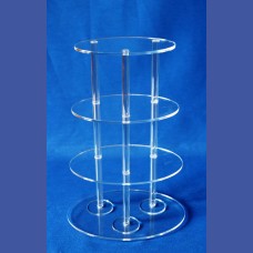 REPISA    4 baldas ovaladas   160 - 140 - 120 - 100 mm <br>Medidas: 160 x 160 x 320 mm<br>